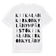 Kiikalan kirkonkylän ympäristö ordlek t-shirt