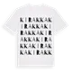Kirakka ordlek t-shirt