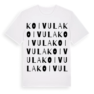 Koivula ordlek t-shirt – ekologisk bomull t-shirt från Pinshirt