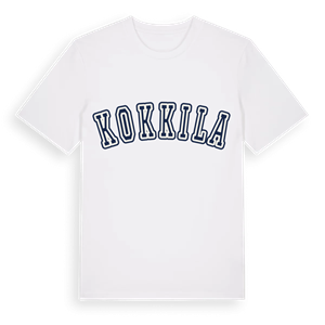 Kokkila college t-shirt – ekologisk bomull t-shirt från Pinshirt