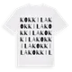 Kokkila ordlek t-shirt