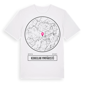 Kokkilan ympäristö t-shirt – ekologisk bomull t-shirt från Pinshirt