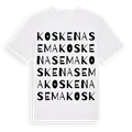Kosken asema ordlek t-shirt