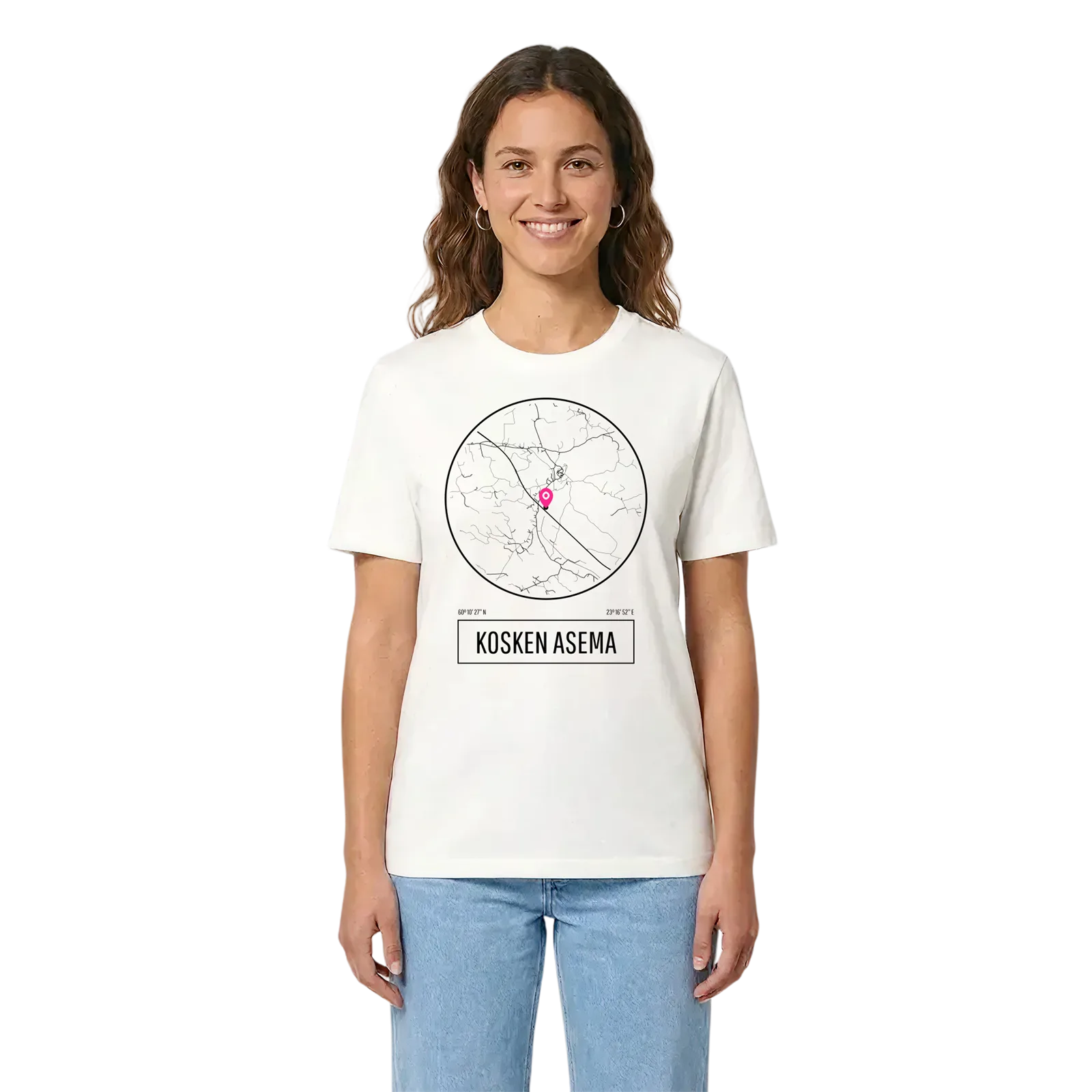 Kosken asema t-shirt – White, i miljö