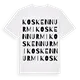Koskennurmi ordlek t-shirt