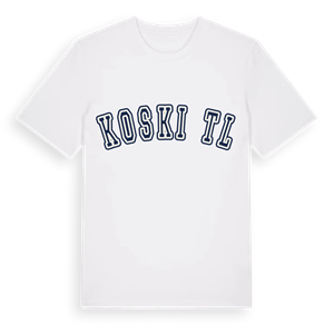 Koski Tl college t-shirt – ekologisk bomull t-shirt från Pinshirt