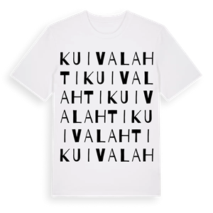 Kuivalahti ordlek t-shirt – ekologisk bomull t-shirt från Pinshirt