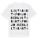 Kultaranta pohjoinen ordlek t-shirt