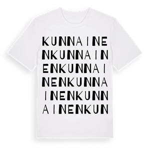Kunnainen ordlek t-shirt – ekologisk bomull t-shirt från Pinshirt