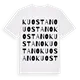 Kuostano ordlek t-shirt