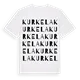 Kurkela ordlek t-shirt