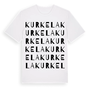 Kurkela ordlek t-shirt – ekologisk bomull t-shirt från Pinshirt