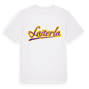 Laiterla baseball t-shirt – ekologisk bomull t-shirt från Pinshirt