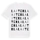 Laiterla ordlek t-shirt