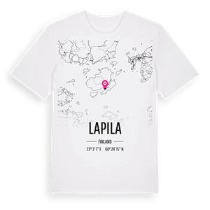 Lapila karta t-shirt – ekologisk bomull t-shirt från Pinshirt