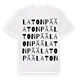 Latonpää ordlek t-shirt