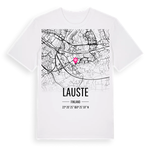 Lauste karta t-shirt – ekologisk bomull t-shirt från Pinshirt