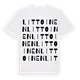 Littoinen ordlek t-shirt