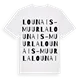 Lounais-Muurla ordlek t-shirt