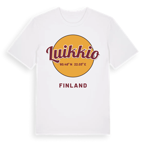 Luikkio cirkel t-shirt – ekologisk bomull t-shirt från Pinshirt