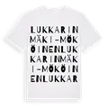 Lukkarinmäki-Mököinen ordlek t-shirt