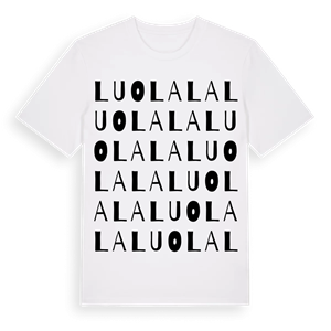 Luolala ordlek t-shirt – ekologisk bomull t-shirt från Pinshirt