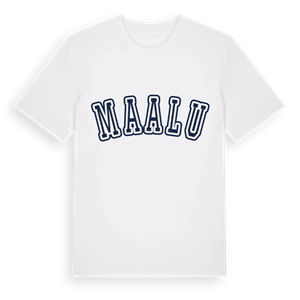 Maalu college t-shirt – ekologisk bomull t-shirt från Pinshirt