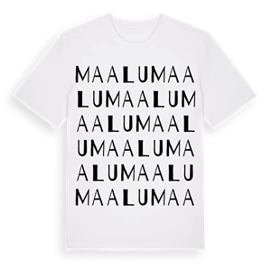 Maalu ordlek t-shirt – ekologisk bomull t-shirt från Pinshirt