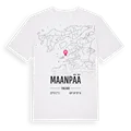 Maanpää karta t-shirt