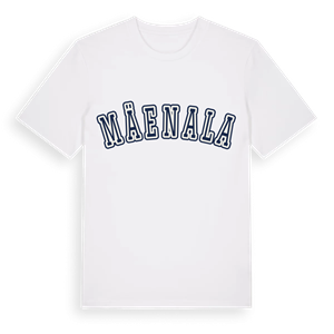 Mäenala college t-shirt – ekologisk bomull t-shirt från Pinshirt