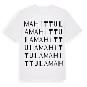 Mahittula ordlek t-shirt – ekologisk bomull t-shirt från Pinshirt