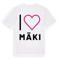 Jag älskar Mäki t-shirt stort tryck