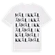 Mälikkälä ordlek t-shirt