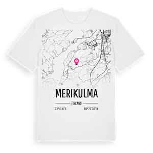 Merikulma karta t-shirt – ekologisk bomull t-shirt från Pinshirt