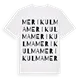 Merikulma ordlek t-shirt