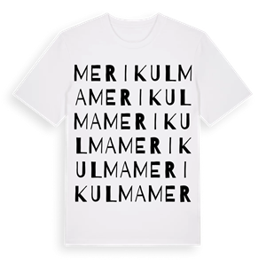 Merikulma ordlek t-shirt – ekologisk bomull t-shirt från Pinshirt