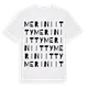 Meriniitty ordlek t-shirt