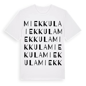 Miekkula ordlek t-shirt – ekologisk bomull t-shirt från Pinshirt