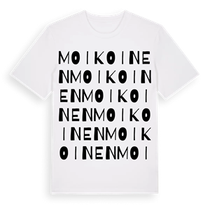 Moikoinen ordlek t-shirt – ekologisk bomull t-shirt från Pinshirt