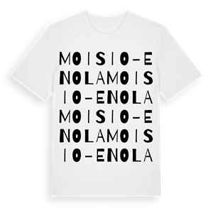 Moisio-Enola ordlek t-shirt – ekologisk bomull t-shirt från Pinshirt