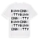 Nummenniitty ordlek t-shirt