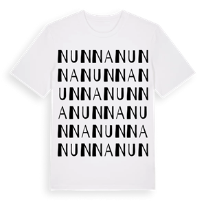 Nunna ordlek t-shirt – ekologisk bomull t-shirt från Pinshirt