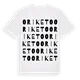Oriketo ordlek t-shirt
