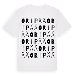 Oripää ordlek t-shirt – ekologisk bomull t-shirt från Pinshirt
