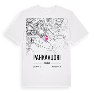 Pahkavuori karta t-shirt – ekologisk bomull t-shirt från Pinshirt