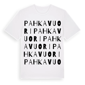 Pahkavuori ordlek t-shirt – ekologisk bomull t-shirt från Pinshirt