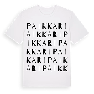 Paikkari ordlek t-shirt – ekologisk bomull t-shirt från Pinshirt