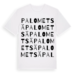 Palometsä ordlek t-shirt – ekologisk bomull t-shirt från Pinshirt