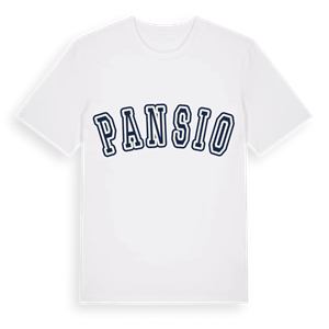 Pansio college t-shirt – ekologisk bomull t-shirt från Pinshirt