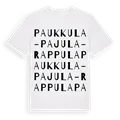 Paukkula-Pajula-Rappula ordlek t-shirt